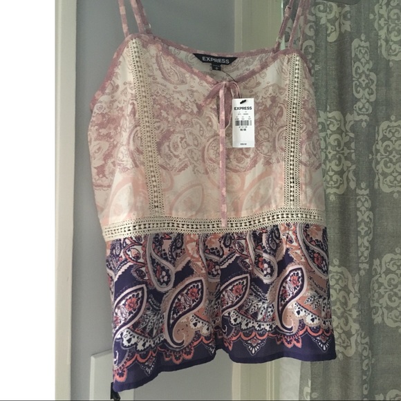 Express Tops - Express Cami Paisley